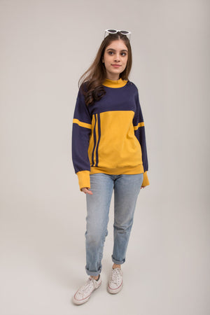 Color Block Pullover PK Jersey Fabric - yesonline.pk