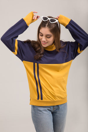 Color Block Pullover PK Jersey Fabric - yesonline.pk