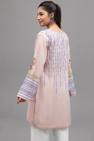 Pastel Pink - 1 pc PRET (Stitched) - Digital Printed Lawn Shirt - yesonline.pk